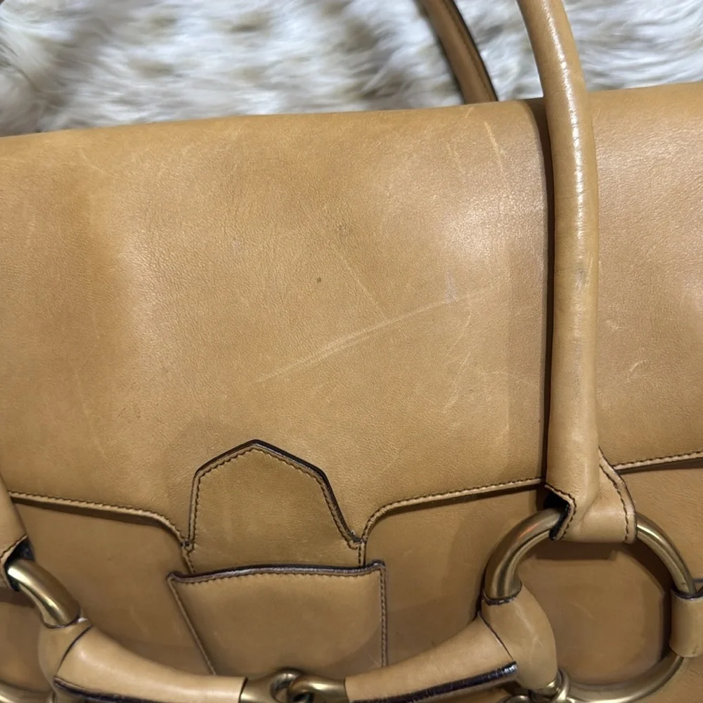 Gucci Women's Tan Leather Bag - Picture 15 of 16